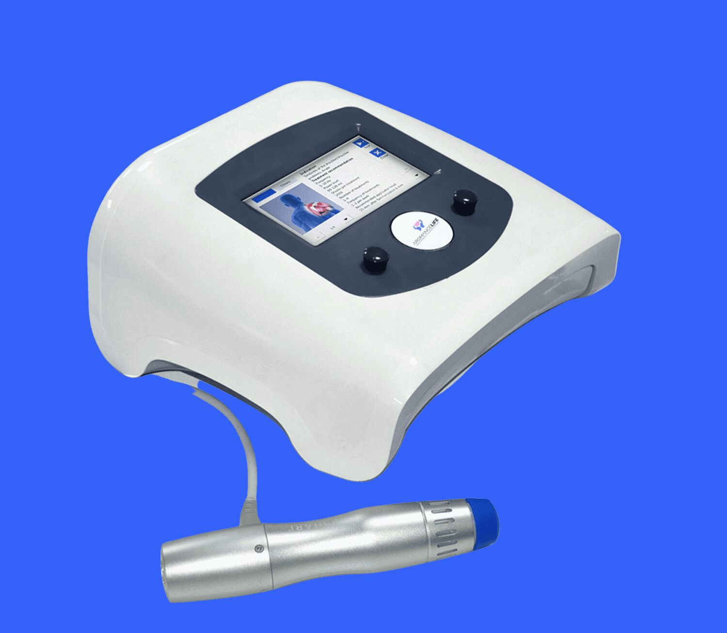 Neuropathy and pain management device with shock wave technology