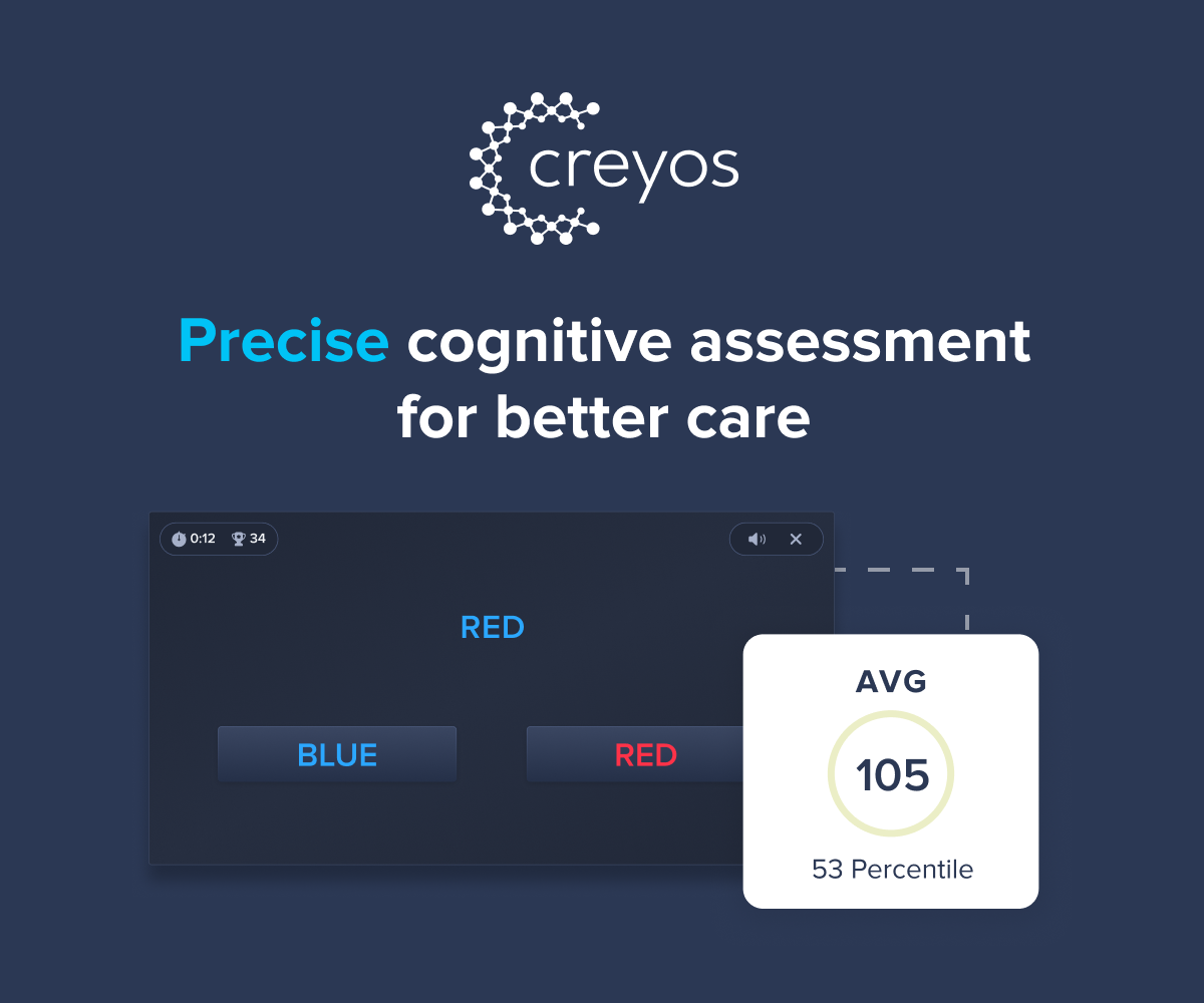 Creyos Precise Cognitive Assessment for better care